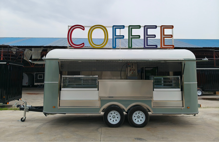 delicate coffee trailer